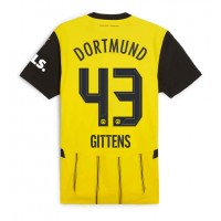 Camisa de Futebol Borussia Dortmund Jamie Bynoe-Gittens #43 Equipamento Principal 2024-25 Manga Curta